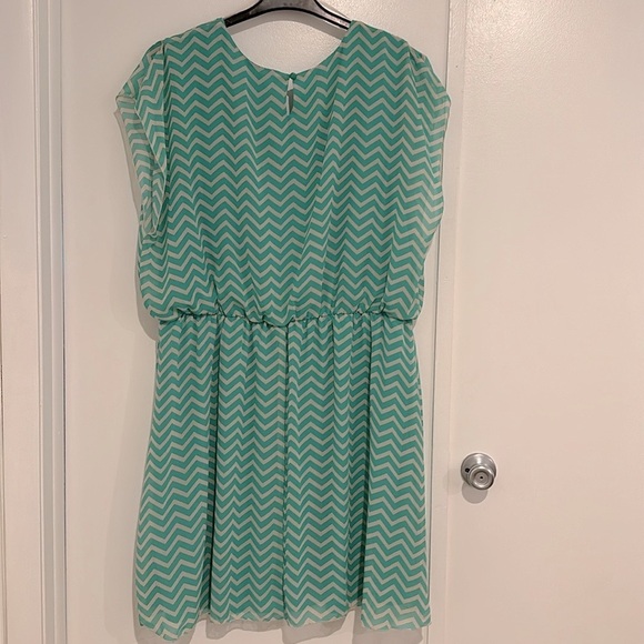 Tacera 3X Plus, Green w/zig zag light Grey patterns, inner lining is Green - Picture 5 of 6